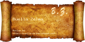 Buella Zelma névjegykártya